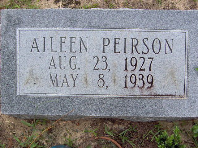 Headstone for Peirson, Aileen E.